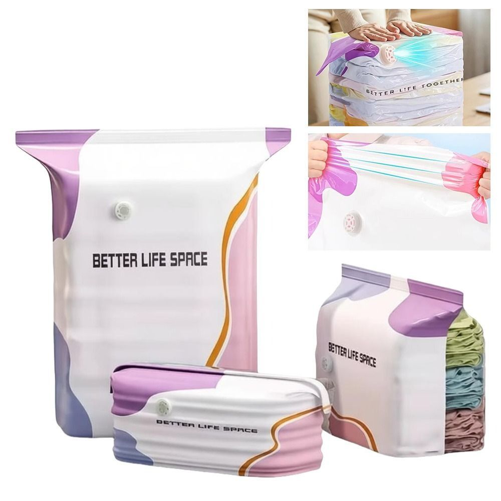 No Pump Vacuum Storage Bags La - Compression Bag Vacuum recension och pris
