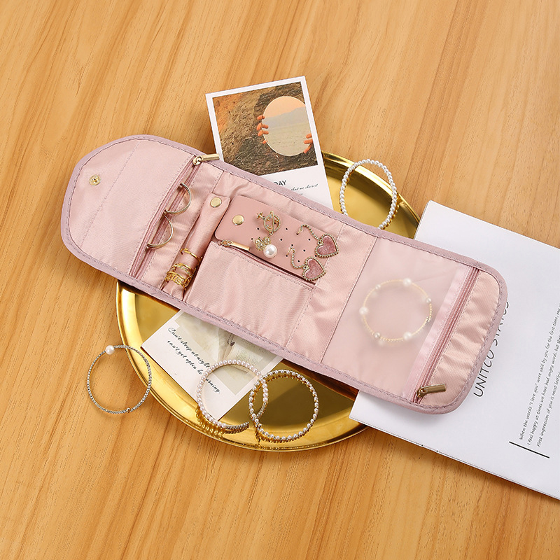 Foldable Jewellery Roll Conven - Travel Jewellery & Accessories Organiser recension och pris