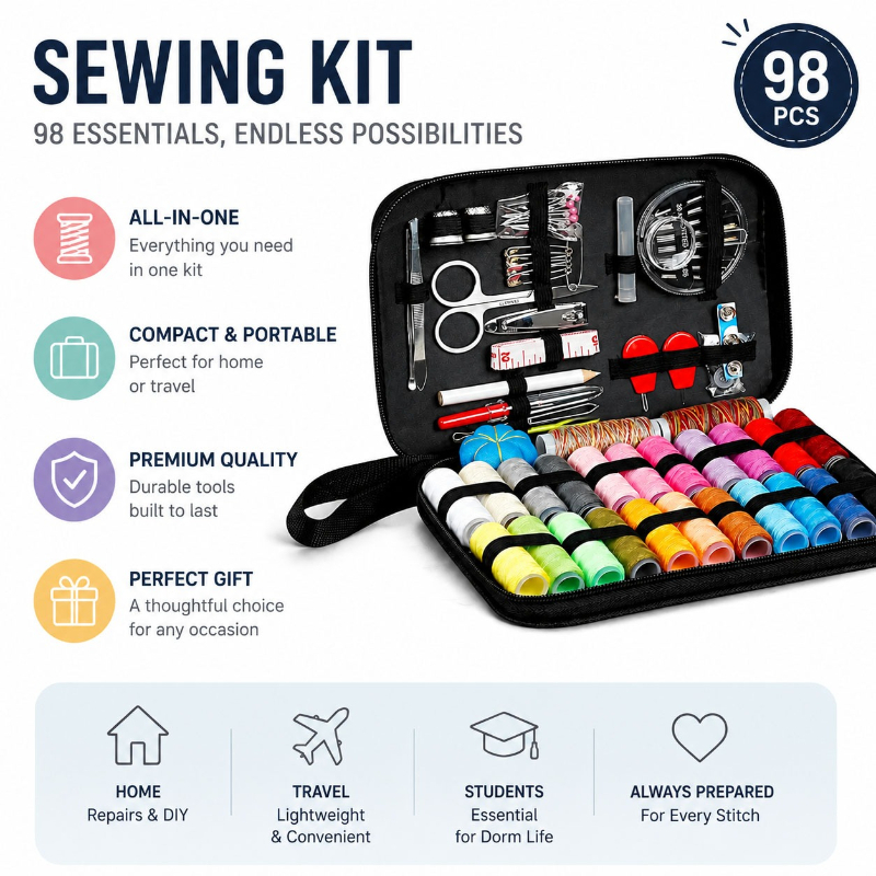 68/98PCS Sewing Accessories To - Travel Accessories Store recension och pris