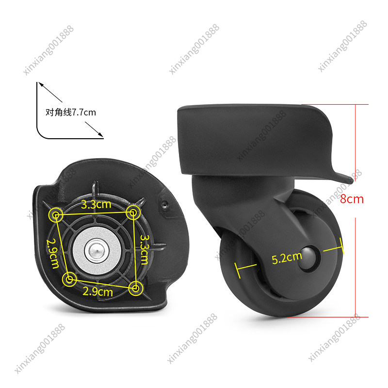 For 360 Degree Spinner Wheels  - Luggage Wheel Replacement recension och pris