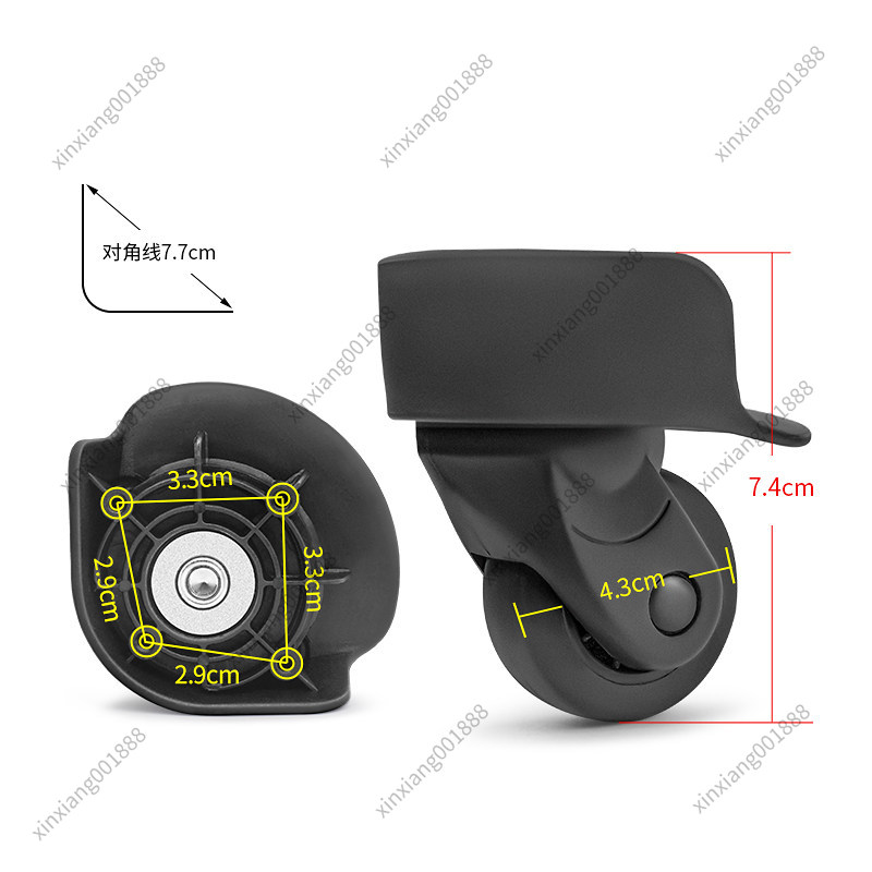 For 360 Degree Spinner Wheels  - Luggage Wheel Replacement recension och pris