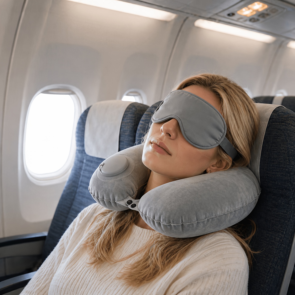 SPDJUMPER Inflatable Travel Ne - Travel Pillow Inflatable recension och pris