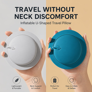 SPDJUMPER Inflatable Travel Ne - Travel Pillow Inflatable recension och pris