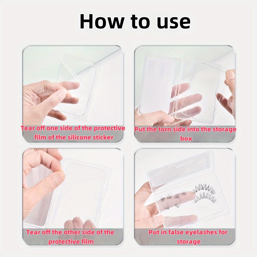 Portable False Eyelashes Stora - Travel Accessories Organizer Case recension och pris