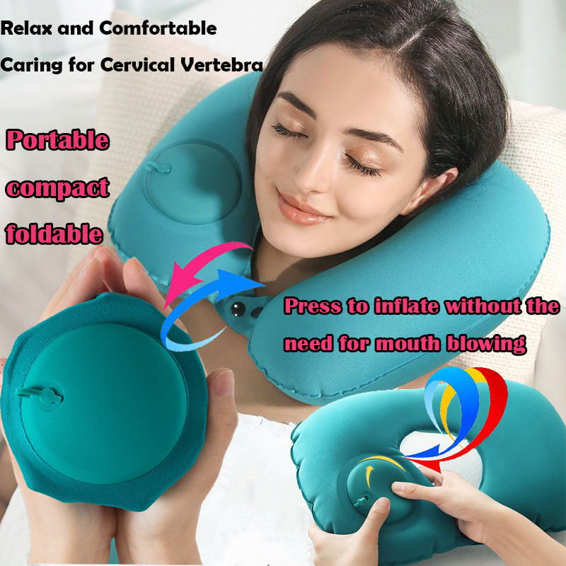 U Shaped Travel Pillow Super L - Travel Pillow Inflatable recension och pris