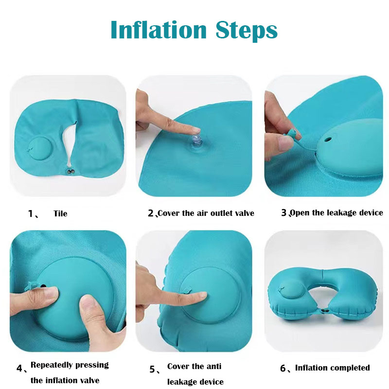 U Shaped Travel Pillow Super L - Travel Pillow Inflatable recension och pris