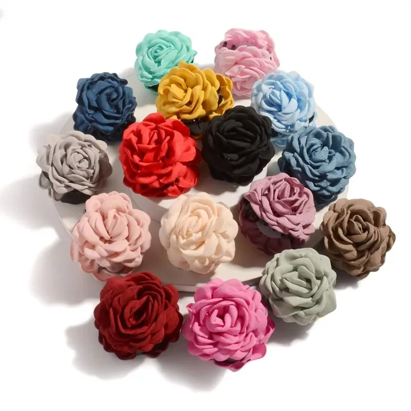 French Fabric Rose Flower Hair - Travel Accessories Aesthetic recension och pris