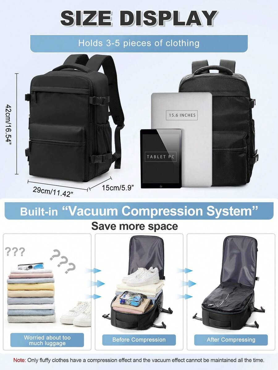 Large-capacity vacuum backpack - Compression Bag Vacuum recension och pris