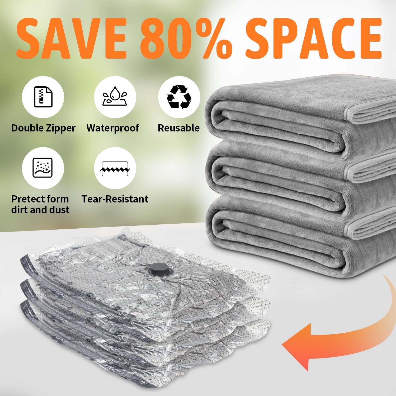 15-Pack Travel Vacuum Storage  - Compression Bag Vacuum recension och pris