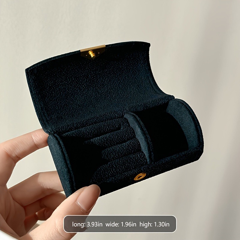 Luxury Velvet Jewellery Storag - Travel Jewellery & Accessories Organiser recension och pris